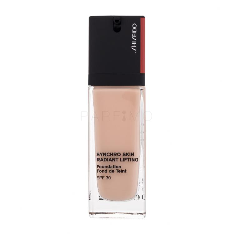 Shiseido Synchro Skin Radiant Lifting SPF30 Fond de ten pentru femei 30 ml Nuanţă 140 Porcelain