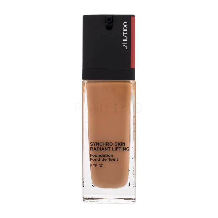 Shiseido Synchro Skin Radiant Lifting SPF30 Fond de ten pentru femei 30 ml Nuanţă 410 Sunstone