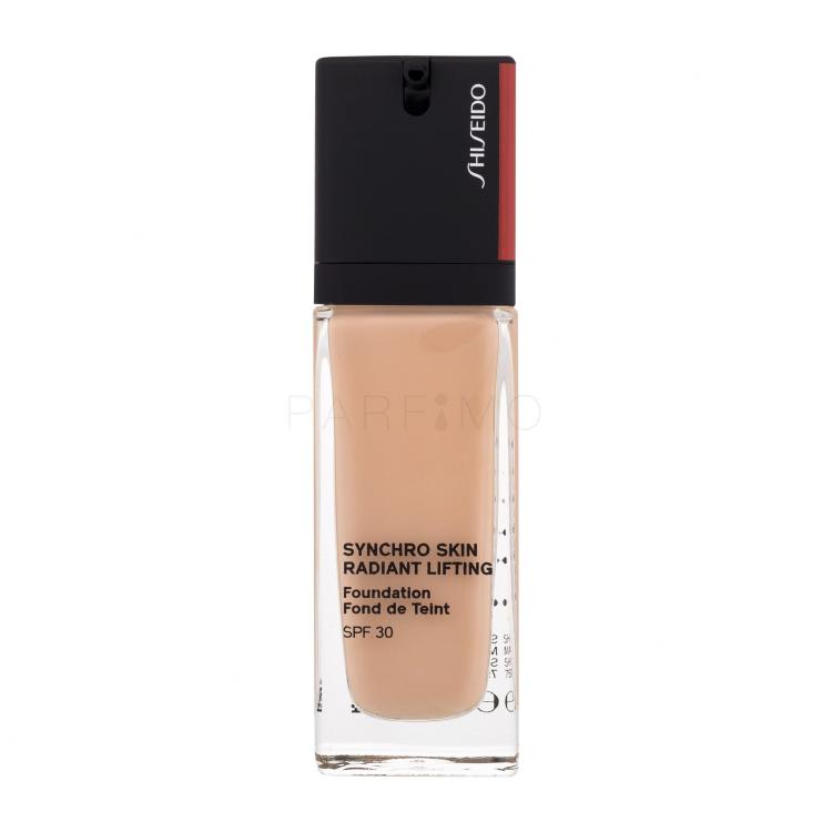 Shiseido Synchro Skin Radiant Lifting SPF30 Fond de ten pentru femei 30 ml Nuanţă 210 Birch