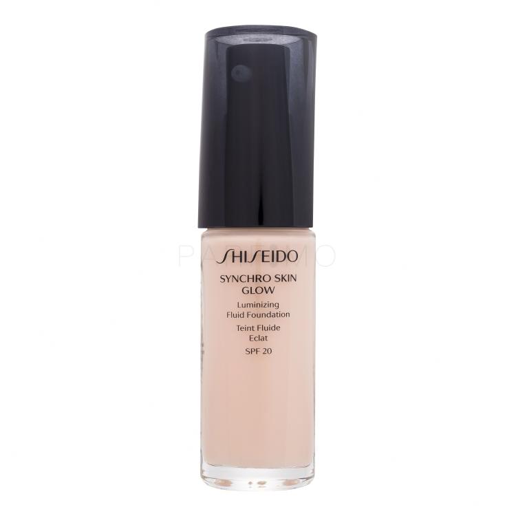 Shiseido Synchro Skin Glow SPF20 Fond de ten pentru femei 30 ml Nuanţă Rose 1