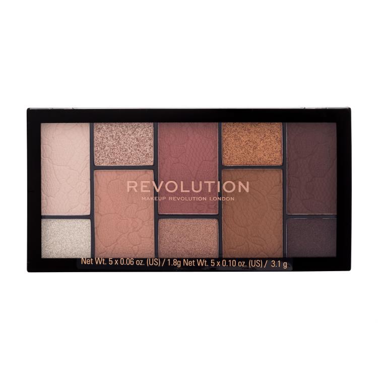 Makeup Revolution London Reloaded Dimension Eyeshadow Palette Fard de pleoape pentru femei 24,5 g Nuanţă Neutral Charm