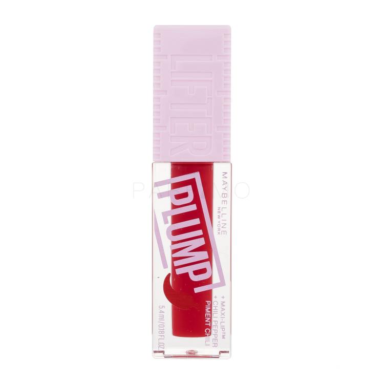 Maybelline Lifter Plump Luciu de buze pentru femei 5,4 ml Nuanţă 004 Red Flag