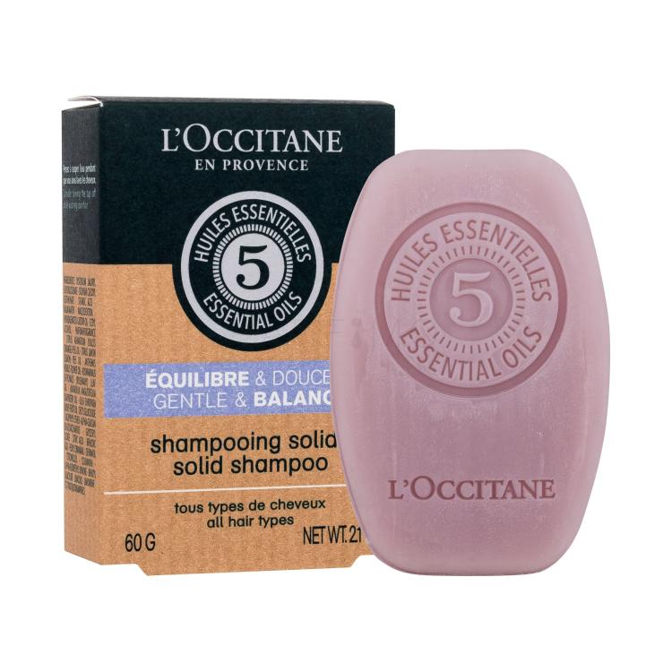 L&#039;Occitane Aromachology Gentle &amp; Balance Solid Shampoo Șampon pentru femei 60 g