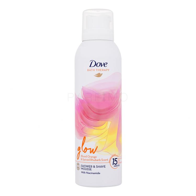 Dove Bath Therapy Glow Shower &amp; Shave Mousse Spumă de duș pentru femei 200 ml