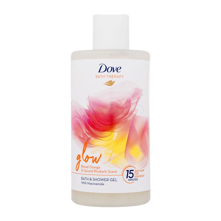 Dove Bath Therapy Glow Bath &amp; Shower Gel Gel de duș pentru femei 400 ml