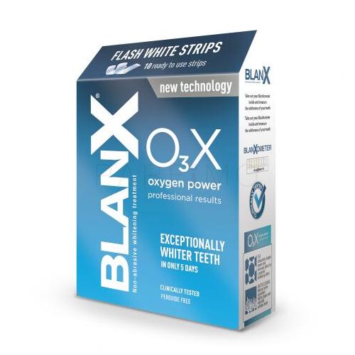 BlanX O3X Oxygen Power Flash White Strips Albirea dinților Set