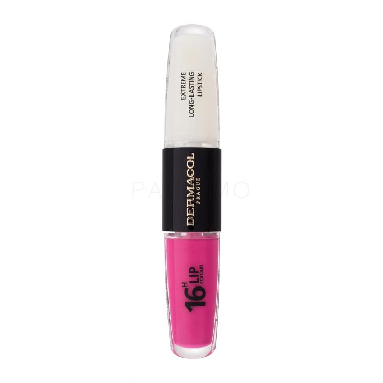 Dermacol 16H Lip Colour Extreme Long-Lasting Lipstick Ruj de buze pentru femei 8 ml Nuanţă 18
