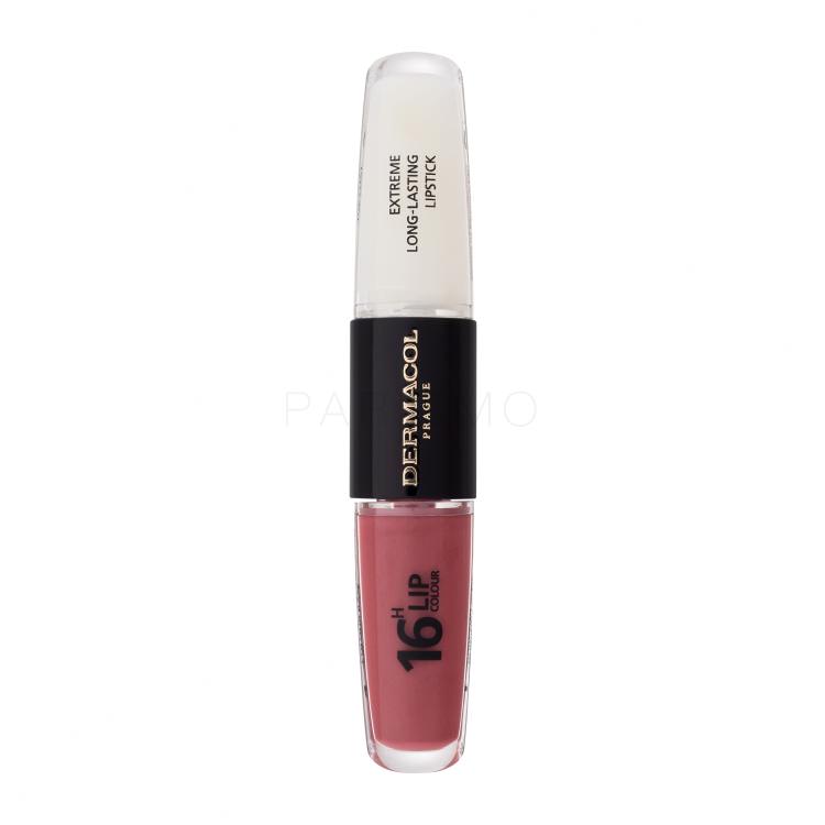 Dermacol 16H Lip Colour Extreme Long-Lasting Lipstick Ruj de buze pentru femei 8 ml Nuanţă 12