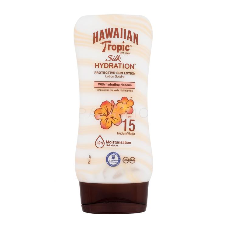 Hawaiian Tropic Silk Hydration Protective Sun Lotion SPF15 Pentru corp 180 ml