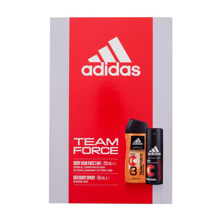 Adidas Team Force 3in1 Gel de duș pentru bărbați Set