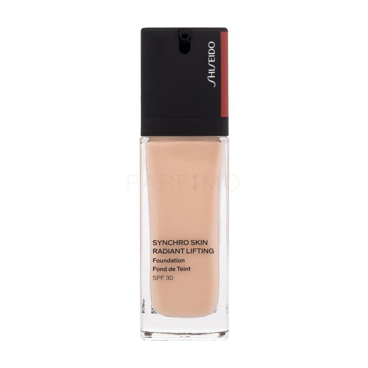 Shiseido Synchro Skin Radiant Lifting SPF30 Fond de ten pentru femei 30 ml Nuanţă 160 Shell
