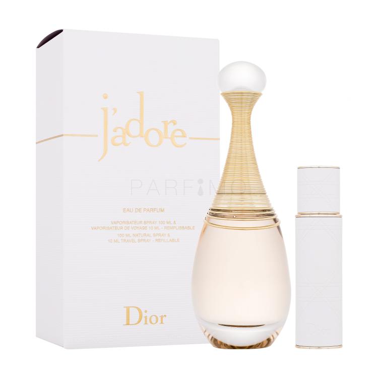 Christian Dior J&#039;adore Set cadou Apă de parfum 100 ml + apă de parfum în flacon reîncărcabil 10 ml