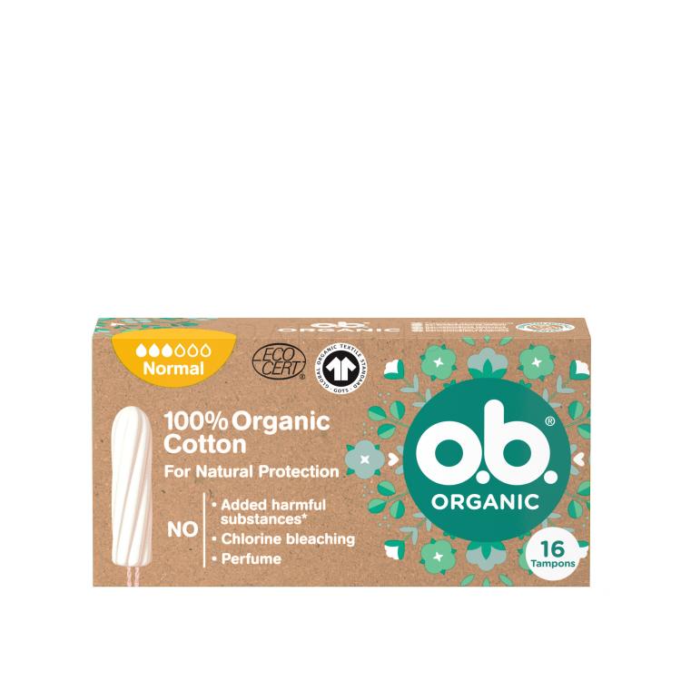 o.b. Organic Normal Tampon pentru femei Set