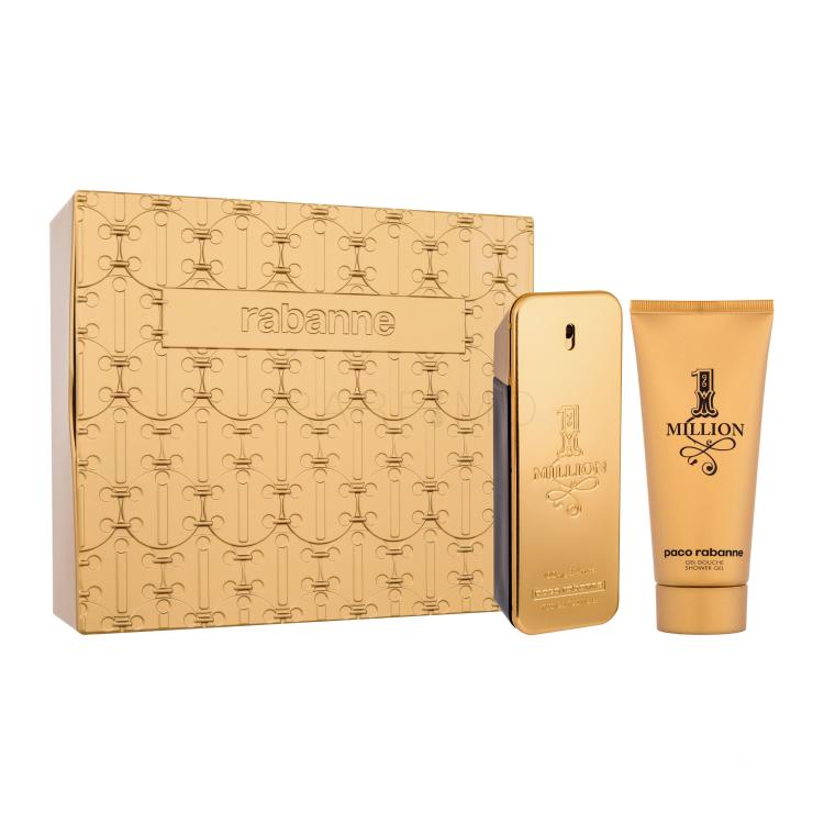 Paco Rabanne 1 Million Set cadou Apă de toaletă 100 ml + gel de duș 100 ml + cutie de metal