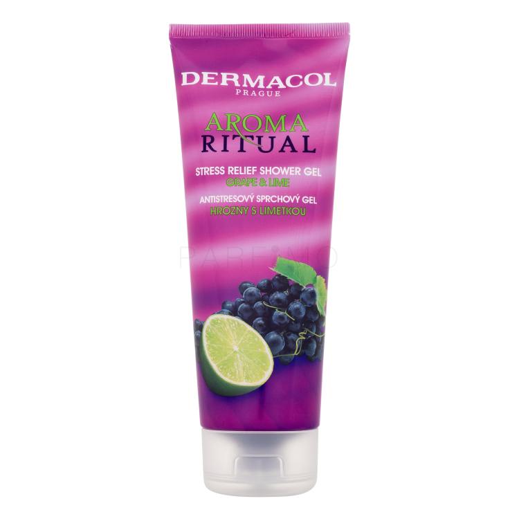 Dermacol Aroma Ritual Grape &amp; Lime Gel de duș pentru femei 250 ml