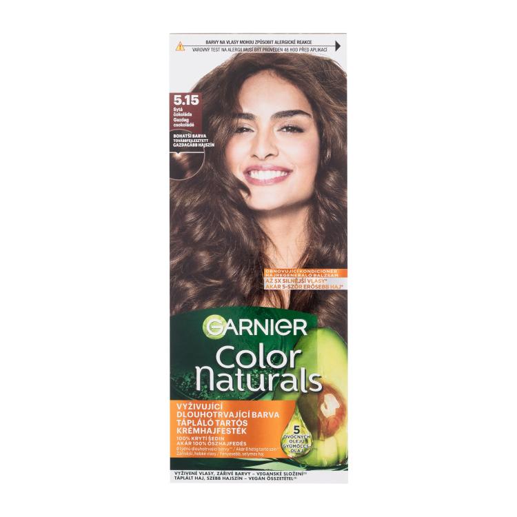 Garnier Color Naturals Vopsea de păr pentru femei 40 ml Nuanţă 5.15 Rich Chocolate