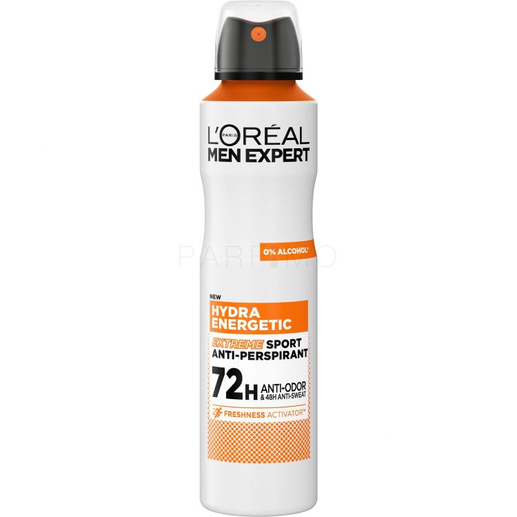 L&#039;Oréal Paris Men Expert Hydra Energetic Sport Extreme Antiperspirant pentru bărbați 150 ml