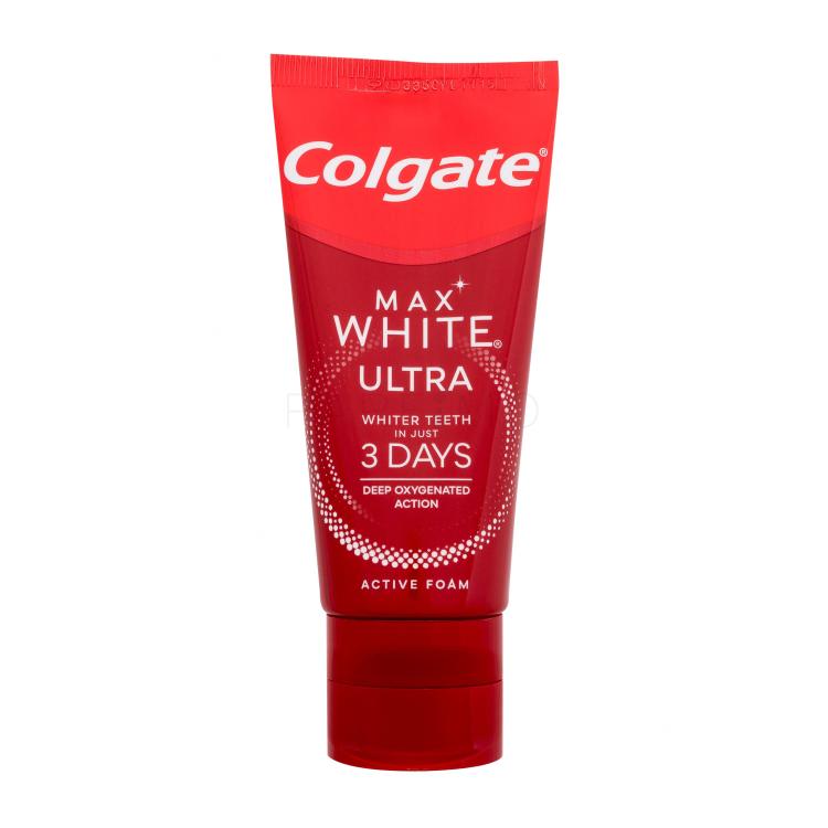 Colgate Max White Ultra Active Foam Pastă de dinți 50 ml Cutie cu defect