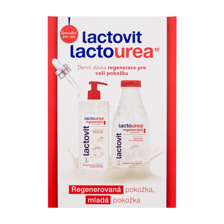 Lactovit LactoUrea Regenerating Set cadou Lotiune de corp Lactourea Regenerating Body Milk 400 ml + gel de dus Lactourea Regenerating Shower Gel 500 ml