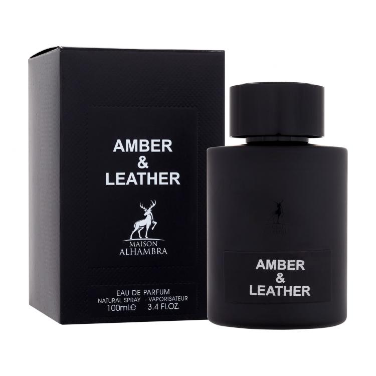 Maison Alhambra Amber &amp; Leather Apă de parfum pentru bărbați 100 ml