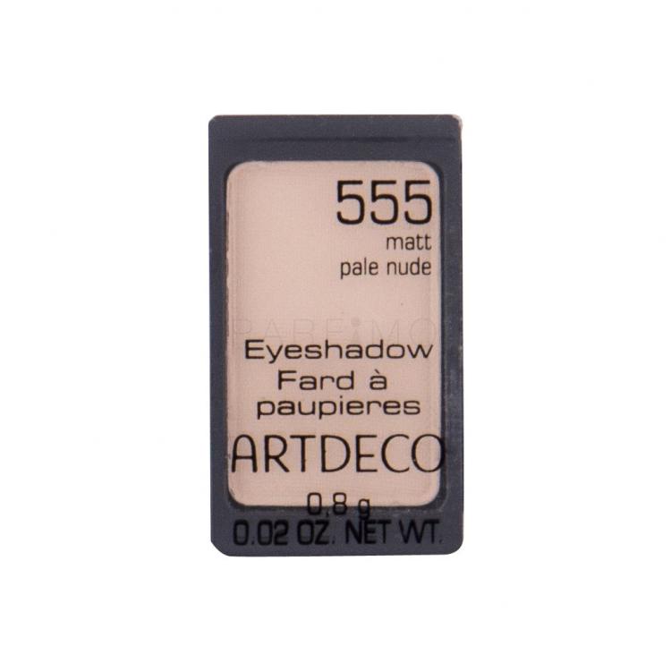 Artdeco Matt Fard de pleoape pentru femei 0,8 g Nuanţă 555 Matt Pale Nude