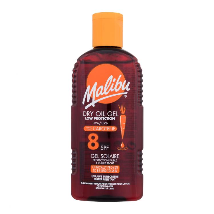 Malibu Dry Oil Gel With Carotene SPF8 Pentru corp 200 ml