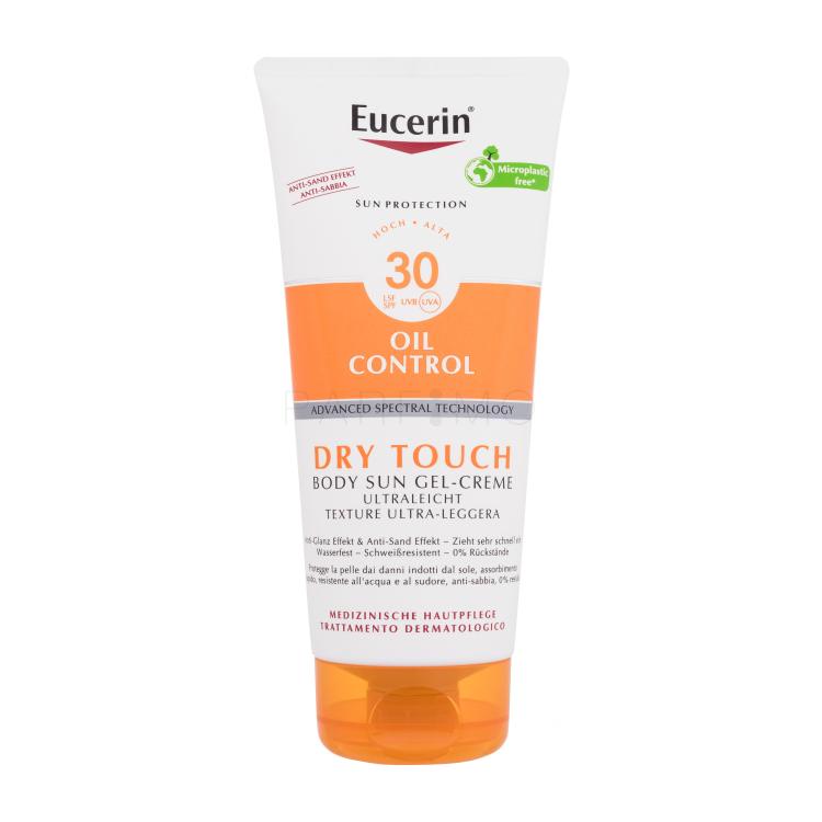 Eucerin Sun Oil Control Dry Touch Body Sun Gel-Cream SPF30 Pentru corp 200 ml Ambalaj deteriorat