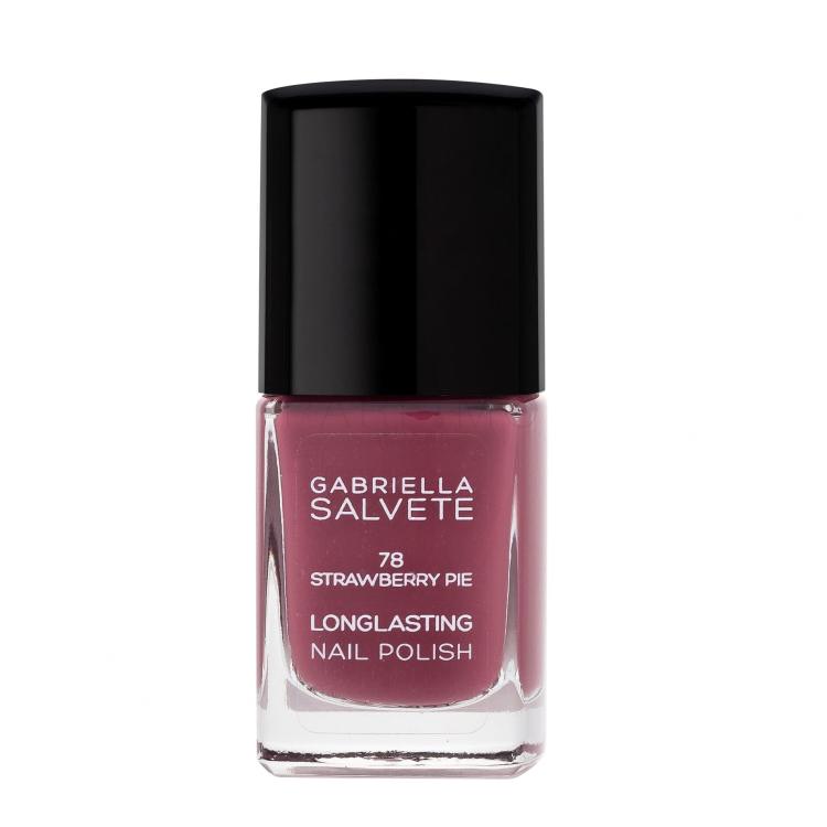Gabriella Salvete Longlasting Enamel Lac de unghii pentru femei 11 ml Nuanţă 78 Strawberry Pie