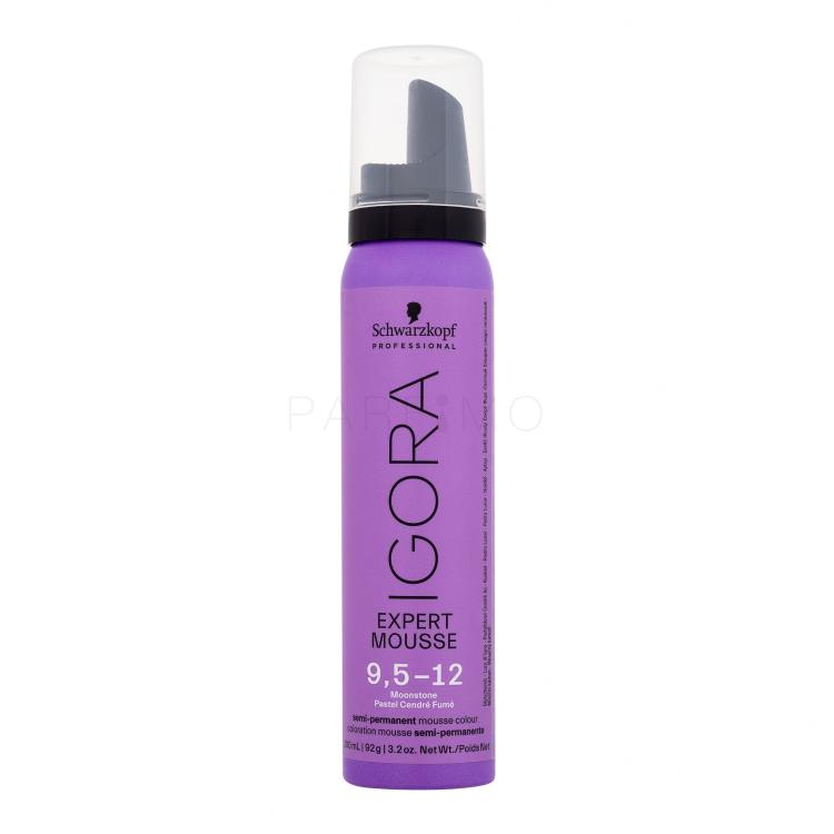 Schwarzkopf Professional Igora Expert Mousse Vopsea de păr pentru femei 100 ml Nuanţă 9,5-12 Moonstone