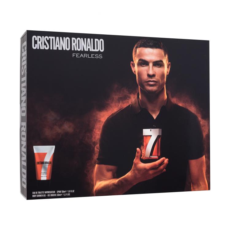 Cristiano Ronaldo CR7 Fearless Set cadou Apă de toaletă 30 ml + gel de duș 150 ml