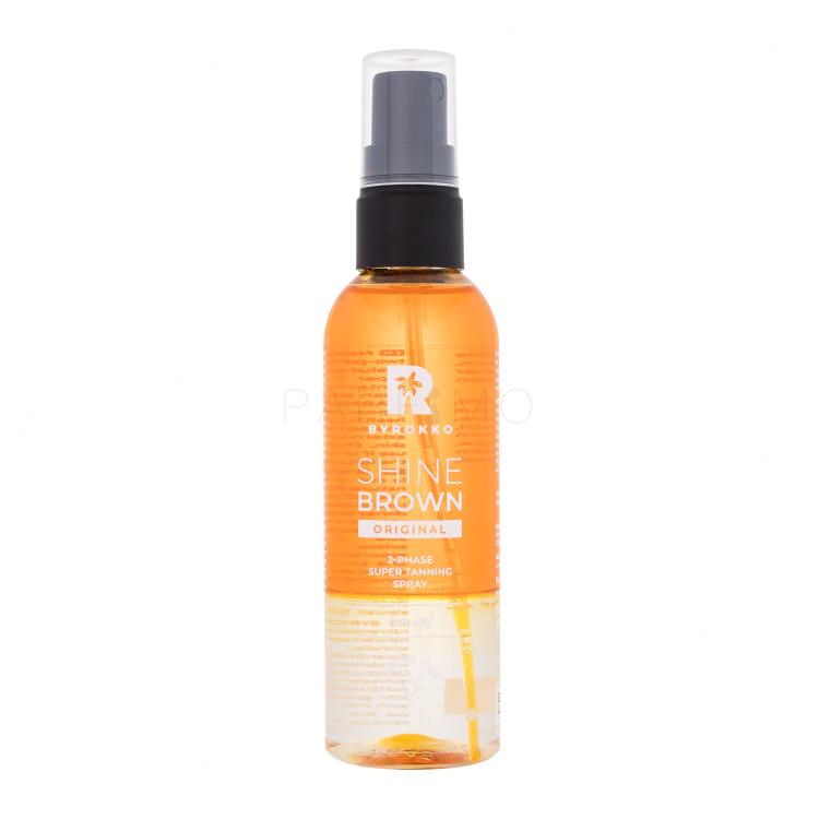Byrokko Shine Brown Original 2-Phase Super Tanning Spray Pentru corp pentru femei 104 ml