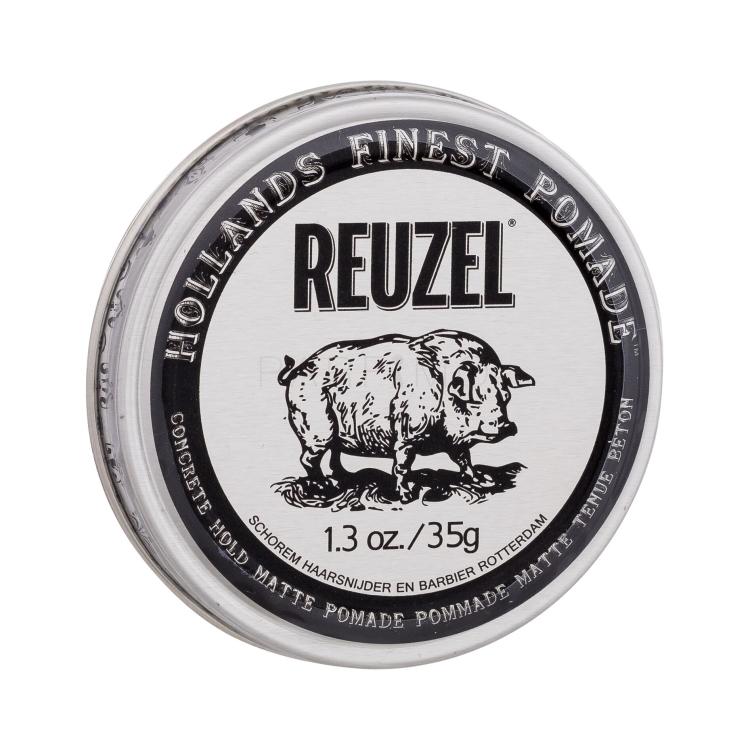 Reuzel Hollands Finest Pomade Concrete Hold Matte Cremă modelatoare pentru bărbați 35 g