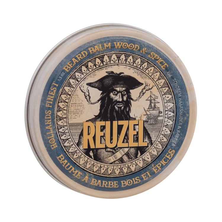Reuzel Beard Balm Wood &amp; Spice Balsam pentru barbă pentru bărbați 35 g