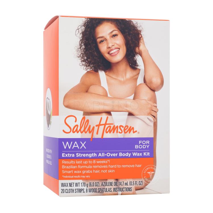 Sally Hansen Wax Extra Strength All-Over Body Wax Kit Depilare pentru femei Set Cutie cu defect