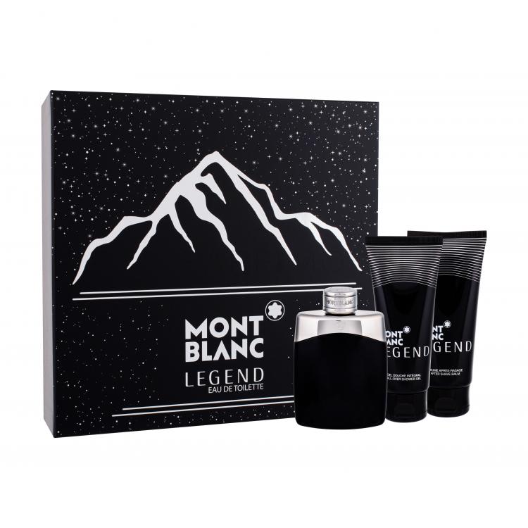 Montblanc Legend Set cadou EDT 100 ml + Balsam dupa barbierit 100 ml + Gel de dus 100 ml