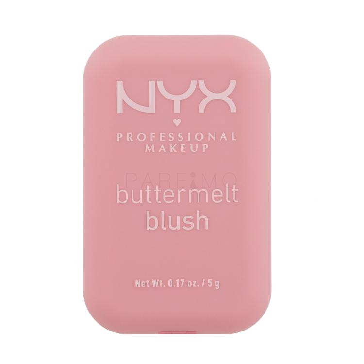 NYX Professional Makeup Buttermelt Blush Fard de obraz pentru femei 5 g Nuanţă 02 Butta Together