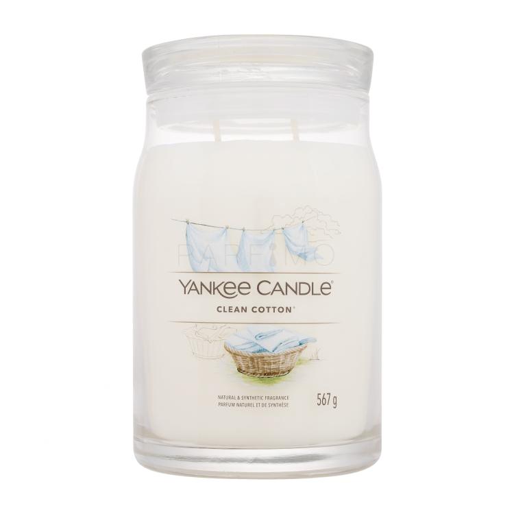 Yankee Candle Signature Clean Cotton Lumânări parfumate 567 g