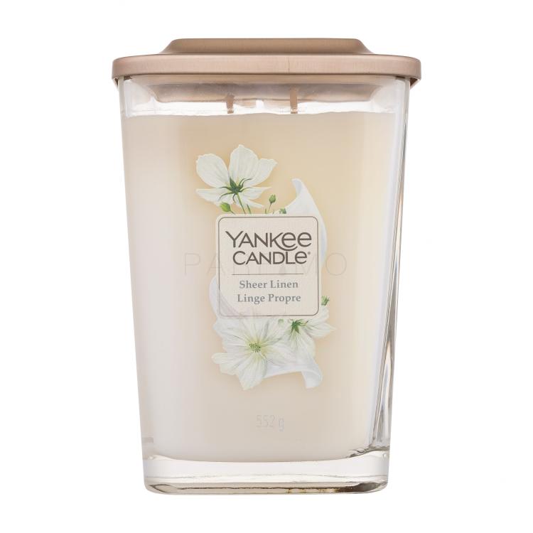 Yankee Candle Elevation Collection Sheer Linen Lumânări parfumate 552 g Defect de culoare