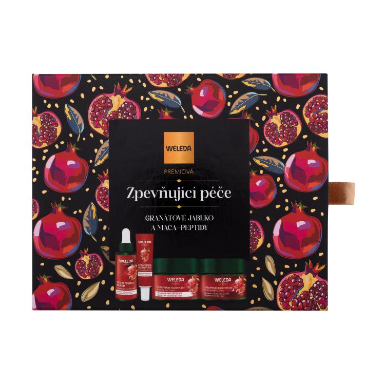 Weleda Pomegranate Firming Care Set cadou Cremă de zi pentru față cu rodie - Pomegranate Firming Day Cream 40 ml + cremă de noapte pentru față cu rodie - Pomegranate Firming Night Cream 40 ml + cremă pentru ochi cu rodie - Pomegranate Firming Eye Cream 12 ml + ser pentru față cu rodie - Pomegranate 