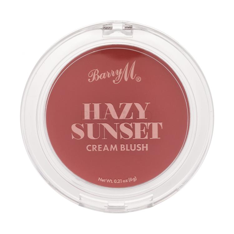 Barry M Hazy Sunset Cream Blush Fard de obraz pentru femei 6 g Nuanţă Horizon Glow