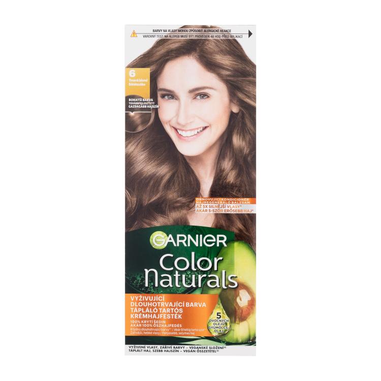Garnier Color Naturals Vopsea de păr pentru femei 40 ml Nuanţă 6 Dark Blonde Cutie cu defect