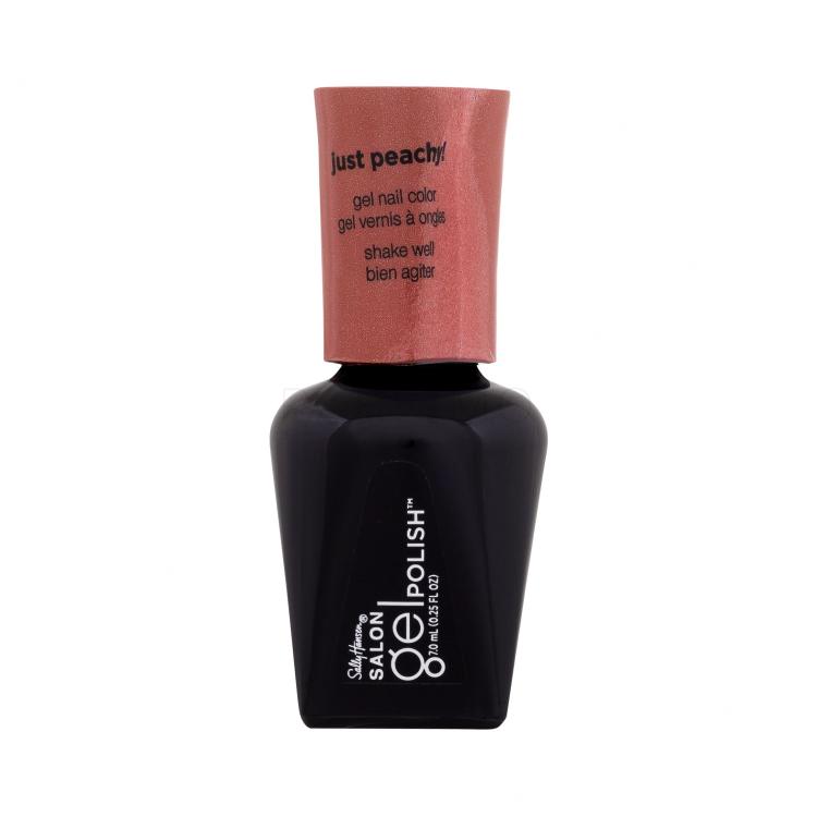 Sally Hansen Salon Gel Polish Gel Nail Color Lac de unghii pentru femei 7 ml Nuanţă 140 Just Peachy