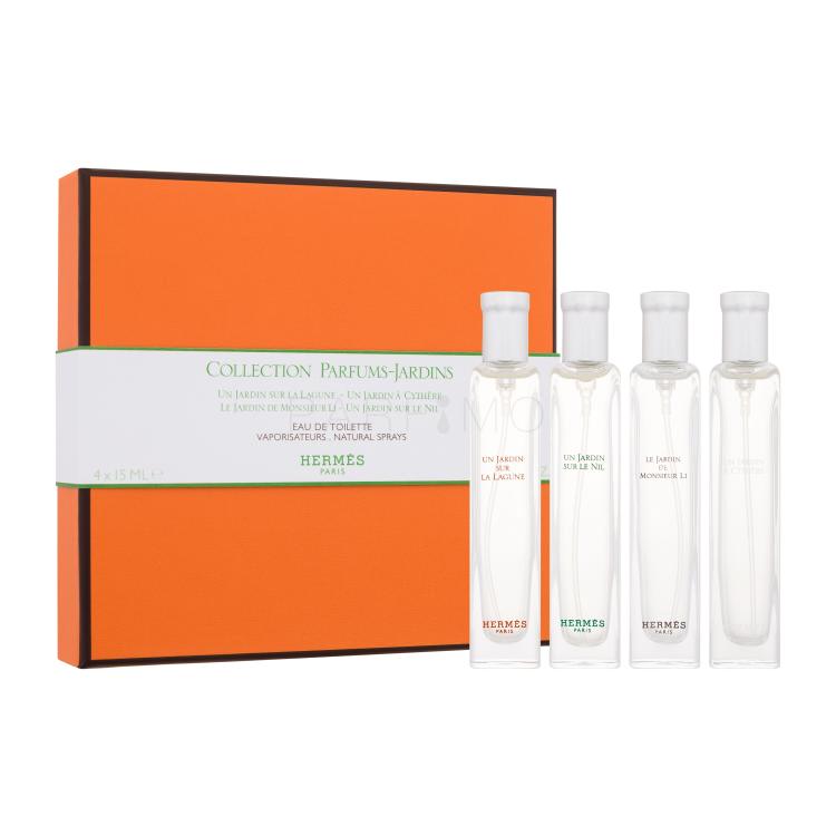 Hermes Un Jardin Collection Set cadou Apă de toaletă Un Jardin Sur Le Nil 15 ml + apă de toaletă Le Jardin de Monsieur Li 15 ml + apă de toaletă Un Jardin à Cythère 15 ml + apă de toaletă Un Jardin Sur La Lagune 15 ml