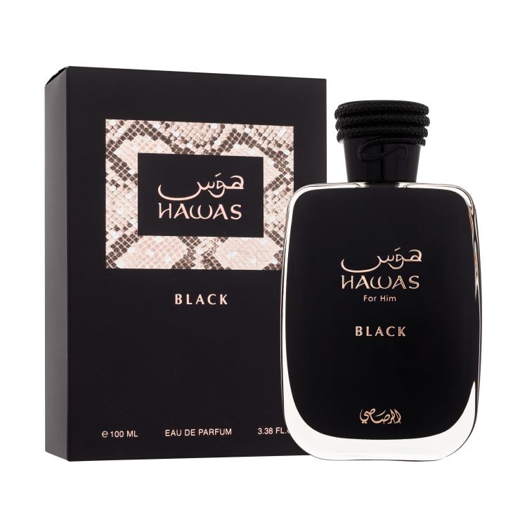 Rasasi Hawas Black Apă de parfum pentru bărbați 100 ml