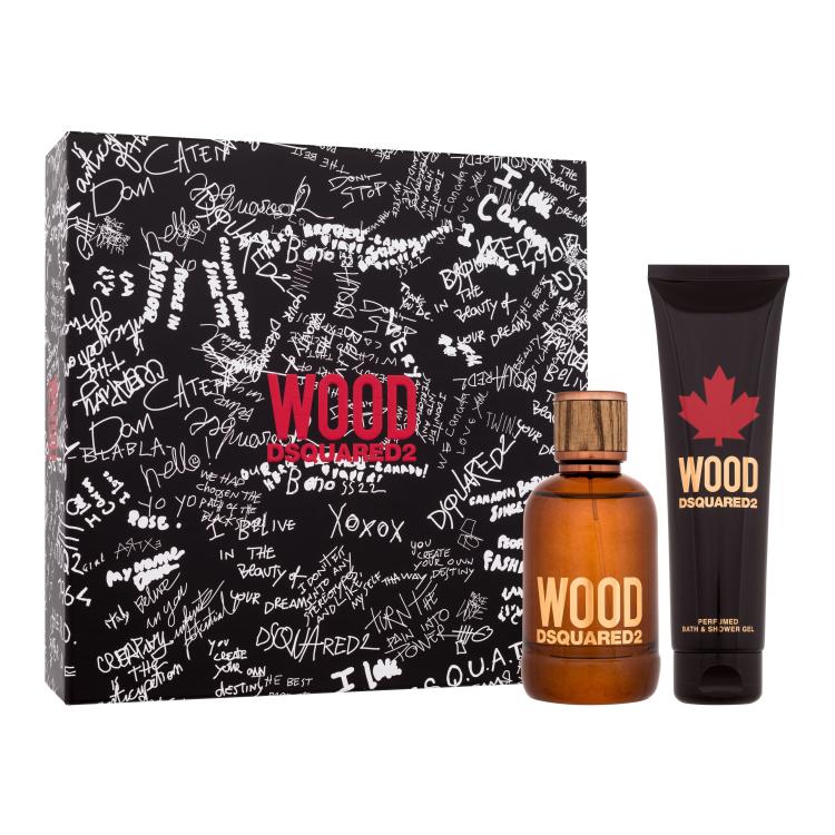 Dsquared2 Wood Set cadou Apă de toaletă 100 ml + gel de duș 150 ml