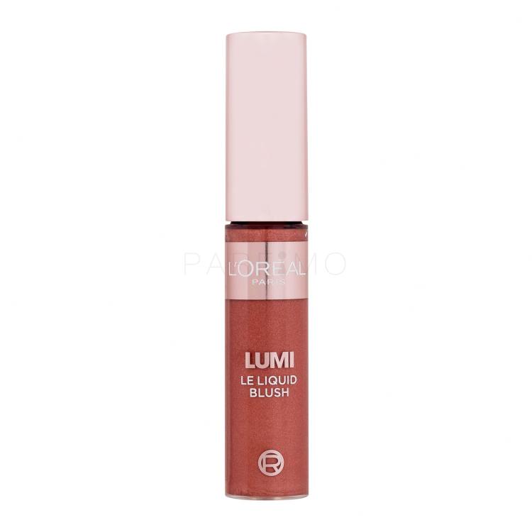 L&#039;Oréal Paris Lumi Le Liquid Blush Fard de obraz pentru femei 10 ml Nuanţă 630 Glowy True Rose