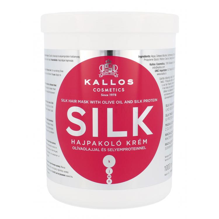 Kallos Cosmetics Silk Mască de păr pentru femei 1000 ml