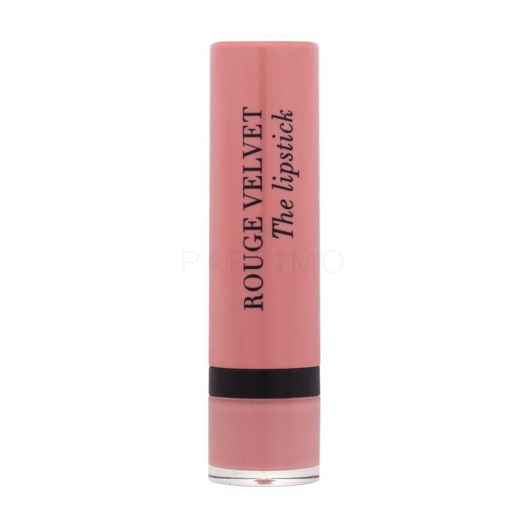BOURJOIS Paris Rouge Velvet The Lipstick Ruj de buze pentru femei 2,4 g Nuanţă 47 Rose Brûlé