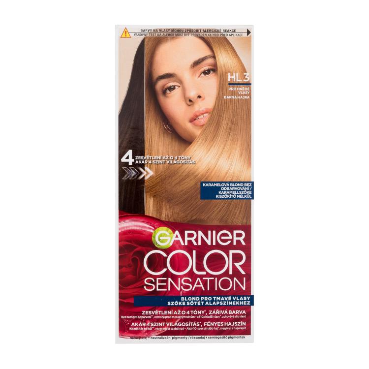 Garnier Color Sensation Vopsea de păr pentru femei 40 ml Nuanţă HL3