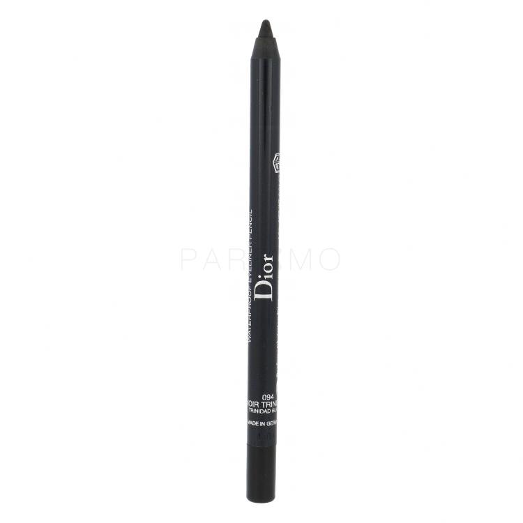 Christian Dior Eyeliner Waterproof Creion de ochi pentru femei 1,2 g Nuanţă 094 Trinidad Black tester